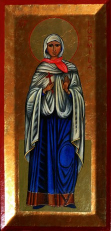 Icon of saint Ludmila